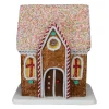 Christmas Villages*Northlight 14.5" Gingerbread Kisses Christmas Gingerbread House