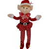 Kurt Adler Fantasy & Sci Fi>15" Girl Elf In Polka Dot Dress Christmas Ornament