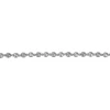 Beaded Garland*Kurt Adler 9' Glittered And Flat Silver Beaded Christmas Garland - Unlit