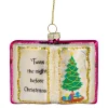 Northlight Hobbies>3.5" Glittered Twas The Night Before Christmas Glass Ornament
