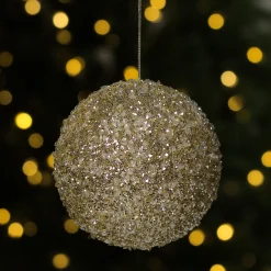 Northlight Balls>5" Gold And Silver Sequin Ball Christmas Ornament