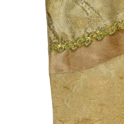 Stockings*Northlight 20.5" Gold Etched Velvet Christmas Stocking With Glitter Print And Metallic Trim
