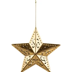 Northlight Stars>5.75" Gold Filigree Star Christmas Ornament
