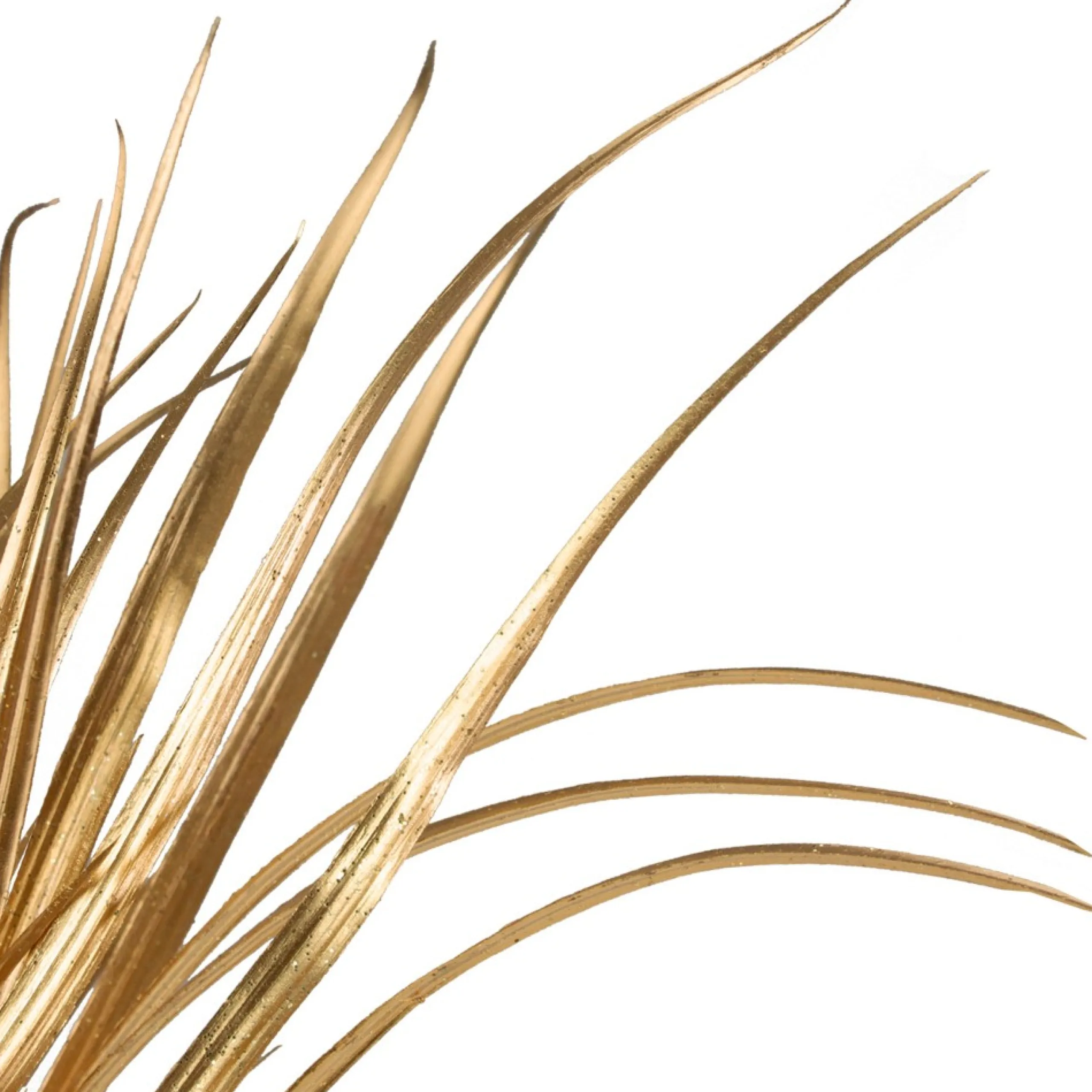 Sprays, Branches & Picks*Northlight 19" Gold Glittered Artificial Grass Christmas Pick