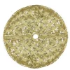 Mini Tree Skirts*Northlight 20" Gold Sequin Snowflake Pattern Mini Christmas Tree Skirt