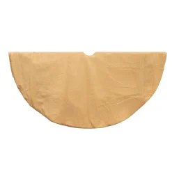 50 Inch And Larger*KSA 50" Gold Sinuous Sequin Christmas Tree Skirt