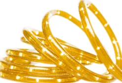 Merry and Light 18' Gold With Clear Lights Indoor/Outdoor Decorative Christmas Rope Light