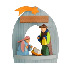 Alexander Taron Nativity & Religious>3.25" Graupner Holy Family Nativity Scene Christmas Ornament