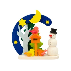 Alexander Taron Snowmen>3" Graupner Snowman Christmas Ornament With Birdhouse