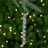 Northlight Icicles>7" Gray And Blue Glitter Spiral Twist Icicle Christmas Ornament