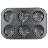 Avon 10" Gray Metal Snowflake Baking Pan