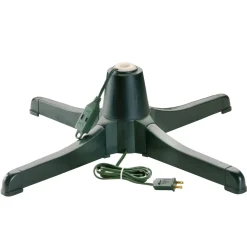 Rotating Tree Stands*National Tree Company 26" Green 360 Degree Rotating Christmas Tree Stand - For Lighted Artificial Trees