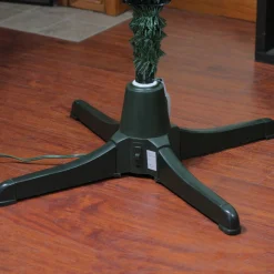 Artificial Tree Stands*Northlight 24" Green 360 Degree Rotating Christmas Tree Stand For 7.5' Artificial Trees