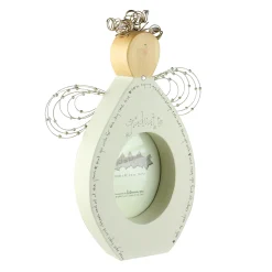 Roman 9.5" Green And Brown Angel Blessings Graduate Wooden Photo Frame