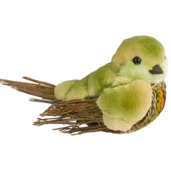 Northlight 8.5" Green And Brown Autumn Harvest Twig Bird