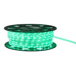 CC Christmas Decor 100' Green And Clear Commercial Led Outdoor Christmas Linear Tape Lights