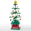 Advent Calendars*Kurt Adler 17" Green And Red Christmas Tree With Ornaments Days Till Christmas Calendar