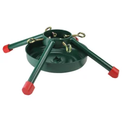 Live Tree Stands*Jack Post 19" Green And Red Christmas Tree Stand For Real Trees