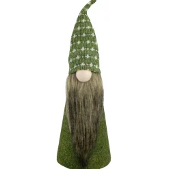 Gnomes*Northlight 14" Green And White Cone Gnome Christmas Tabletop Decor