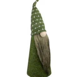 Gnomes*Northlight 14" Green And White Cone Gnome Christmas Tabletop Decor
