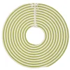 50 Inch And Larger*Colonial Mills 50" Green And White Woven Candy Cane Round Christmas Tree Skirt
