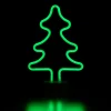 Northlight 11" Green Christmas Tree Led Neon Style Table Sign