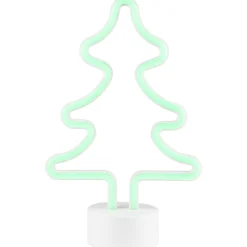 Northlight 11" Green Christmas Tree Led Neon Style Table Sign