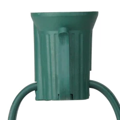 Northlight 25' Green Commercial C9 Christmas Light Socket Set