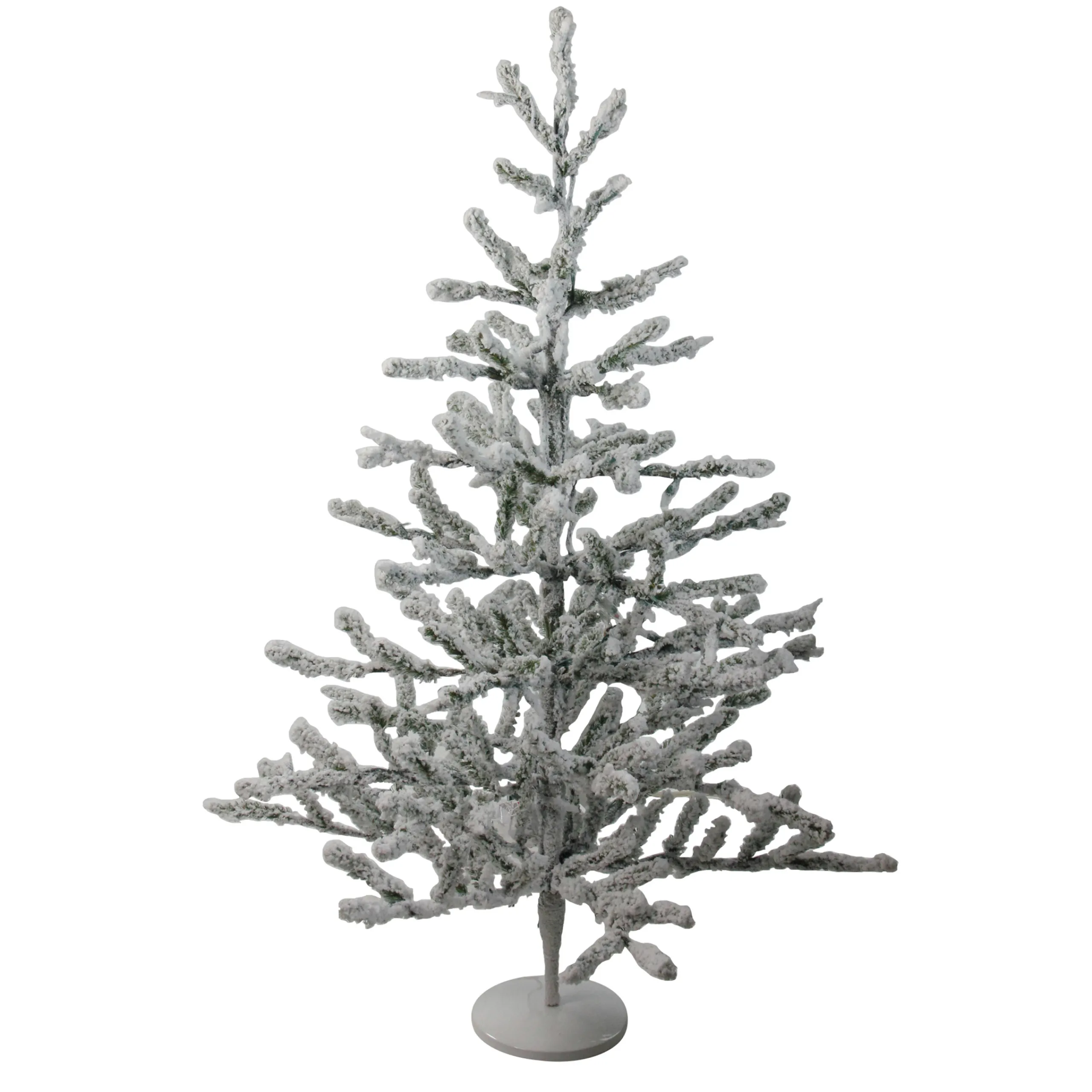 Northlight 3 And 3.5 Feet Tall>36" Green Flocked Alpine Coral Artificial Christmas Tree - Unlit