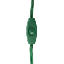 Northlight 9' Green Indoor Extension Power Cord With 9-Outlets And Safety Locks
