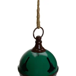Bells*Northlight 5" Green Metal Jingle Bell Hanging Christmas Decoration