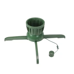 Live Tree Stands*Northlight 24" Green Musical Rotating Christmas Tree Stand - For Live Trees