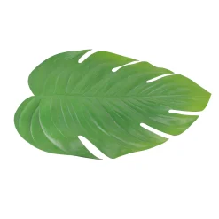 Allstate 18" Green Over Sized Monstera Leaf Placemat