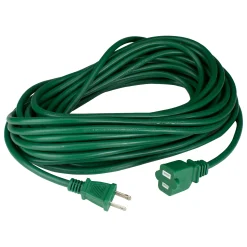 Northlight 40' Green 2-Prong Outdoor Extension Power Cord With End Connector