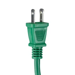 Northlight 40' Green 2-Prong Outdoor Extension Power Cord With End Connector