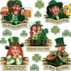 Beistle 14.75" Green St Patrick's Day Cutouts -168Ct