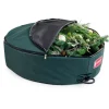 Wreath Accessories*Tree Keeper 30" Green Unique Christmas Wreath Storage Bag With Removable Handle