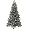 Northlight Unlit Traditional Trees>6.5' Heavily Flocked Madison Pine Artificial Christmas Tree, Unlit