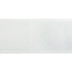 Contemporary Home Living 72" Here Comes The Bride Blue Polka Dot Printed Wedding Table Runner