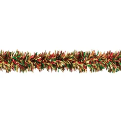Specialty Garland*Showdown Displays 25' Holidazzle Red And Green Metallic Twist Novelty Christmas Garland