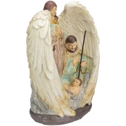 Nativities*Northlight 11.25" Holy Family And Angel Christmas Nativity Decoration
