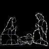 Nativities*Northlight 25.5" Holy Family Nativity Scene Lighted Outdoor Christmas Decor