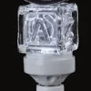 Roman 6.5" Icy Crystal Led Lighted Baby Block Rocking Horse Night Light