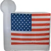 Northlight 6' Inflatable Fourth Of July Lighted American Flag Yard Art Decoration