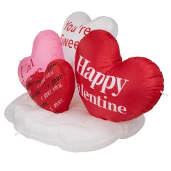 Northlight 5' Inflatable Lighted Valentine's Day Conversation Hearts Outdoor Decoration