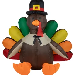 Northlight 6' Inflatable Turkey Fall Harvest Outdoor Decoration