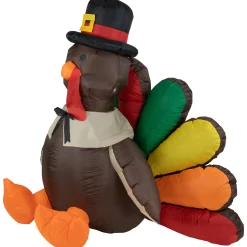 Northlight 6' Inflatable Turkey Fall Harvest Outdoor Decoration