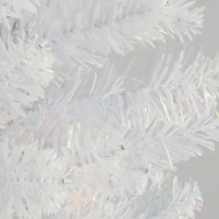 National Tree Company 3 And 3.5 Feet Tall>3' Iridescent White Pine Tinsel Artificial Christmas Tree, Unlit
