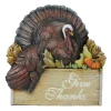 Roman 10.5" Joseph Studio"S Thanksgiving Turkey In A Crate Tabletop Decoration