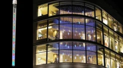 Hofert 48 Led Clear Dripping Icicle Tube Christmas Lights - White Wire